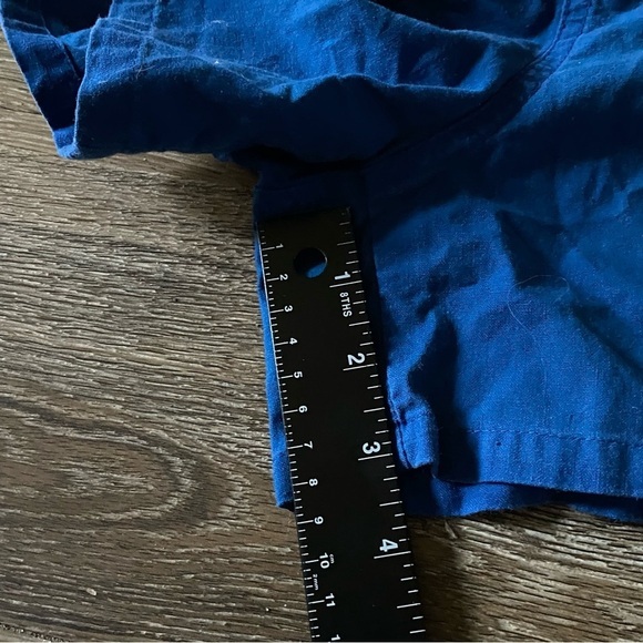 David Taylor Swim Trunks Mens Size XL 40-42 Blue White Has pockets - Picture 3 of 9